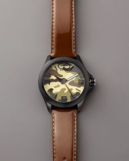 Michele Deco Steel Watch, Black Diamond Dial   
