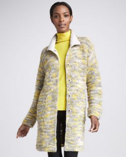 Lafayette 148 New York Long Knit Coat   