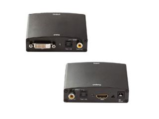 DVI Audio to HDMI Format Converter Transcoder Combiner