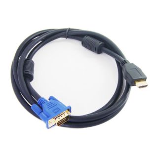 Meters 6ft HDMI Male to VGA HD 15 Male Cable 20
