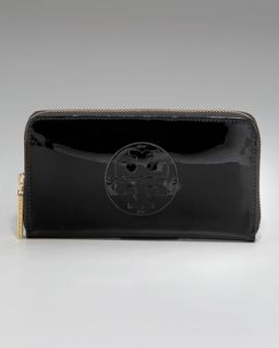 V0R4Z Tory Burch Patent Continental Wallet