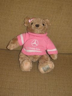 13 Herrington Bears Mercedes Benz Teddy Bear Pink Sweater Stuffed