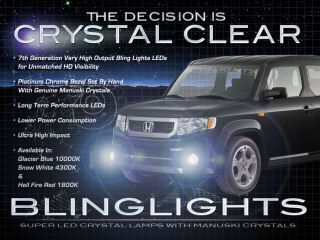 2003 2011 Honda Element LED Fog Lights Lamps 07 08 09