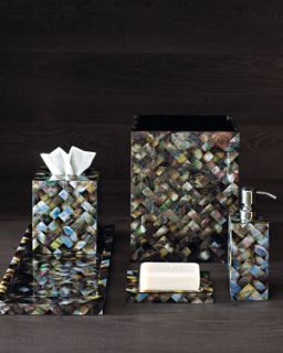 Herringbone Vanity Accessories   