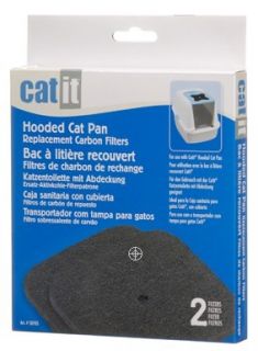  Carbon Filters for Covered Catit Pan Cat Litter Box Filter ~50705