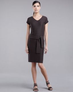 St. John Collection Belted Sheath Dress   
