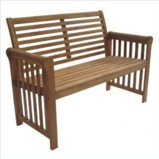 DC America SEL208, Sequoia Bench, Hardwood with Natural