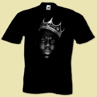 Mans Hip Hop Music T Shirt Inspired by King Notorious B I G Biggie