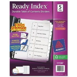 Avery Consumer Products Index Dividers, Classic, 8 1/2x11