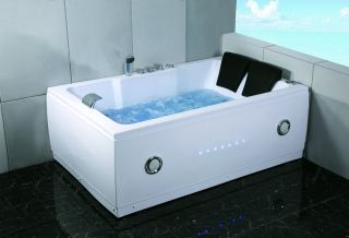 New 2 Person Indoor Whirlpool Jacuzzi Hot Tub Spa Hydrotherapy Massage