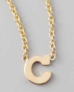 Gold Initial Necklace  