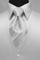Brand New Luxury Premiere Tuxedo Vest Striped Necktie