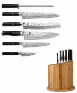 Shun Hiro 7 Piece Kitchen Knife Set New