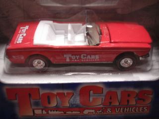 HOTWHEELS LIMITED EDITION 65 MUSTANG CONVERTIBLE TOY CARS MAGAZINE RED