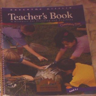 Houghton Mifflin Teachers Book A Resource for Planniong and Teaching
