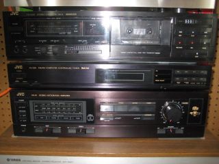 Vintage JVC 3 PC Stereo System Tuner Amplifier Cassette Tape Deck