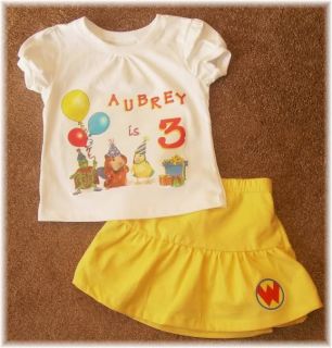 Custom Birthday Party Outfit Boys Girls 1st 2nd 3rd 4 5