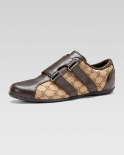 N1XUD Gucci Dragon Leather/Canvas Sneaker