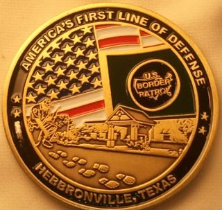 DHS CBP U S Border Patrol Hebbronville Station Challenge Coin