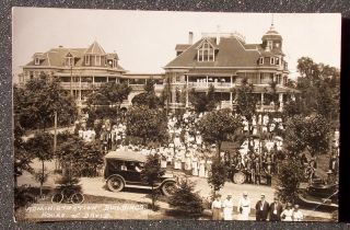 RPPC 1920s House of David Eden Springs Benton Harbor MI
