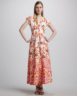  available in sorbet sun $ 225 00 indikka floral peasant maxi dress