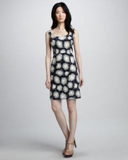 T5UU6 Milly Sydie Printed Sleeveless Dress