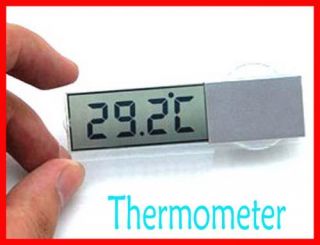  LCD Display Auto Car Indoor Inside Home Household Thermometer Sucker