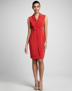  available in sunset coral $ 268 00 elie tahari christa pleated collar