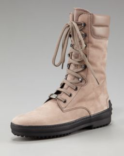 Tods Gommini Sole Lace Up Boot   