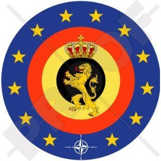 BELGIUM Belgian Ministry of Defense Badge 4 (100mm) Vinyl