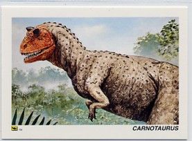 promo dinocardz 17 carnotaurus promo card 17 issued by pepsi to