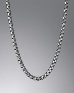 Sterling Box Chain Necklace  
