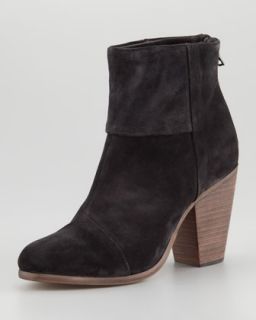 La Canadienne Solana Flat Bootie, Black   