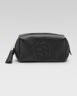  black available in black $ 320 00 gucci soho medium leather cosmetic