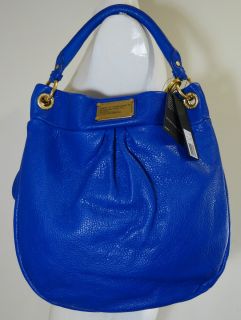 Marc by Marc Jacobs Classic Q Hillier Blue Leather Hobo