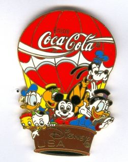   COLA MICKEY & FRIENDS HOT AIR BALLOON ( SCROOGE MCDUCK ) PIN # 4931