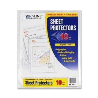 C Line Products, Inc. Sheet Protectors, Poly, Top Loading
