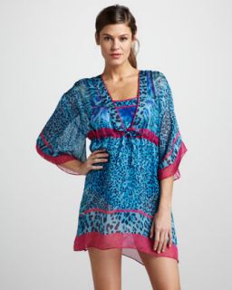 Tiger Lily Printed Coverup Beach Dress