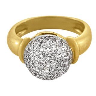 Gregg Ruth 18kt Yellow Gold Diamond Dome Ring (.55 ct. tw.) Jewelry