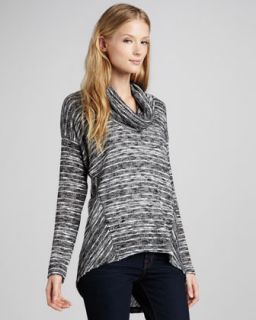 Splendid Norwegian Loose Slub Sweater, Pepper   