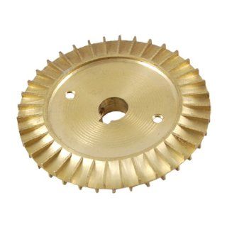 Amico Water Pump Part Double Side 3 Diameter Gold Tone Brass Impeller