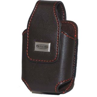  Magnetic Enclosure Belt Clip Leather Cell Phone Holder Brown #843310