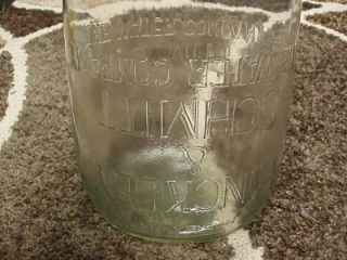 Vintage 5 Gallon Hinckley Schmitt 1FANCY Glass Carboy Cooler Bottle