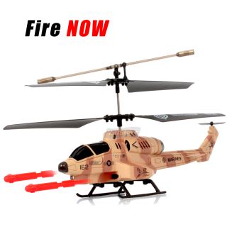  U809 Missile Launching Remote Control RC 3CH GYRO Helicopter Toys RTF