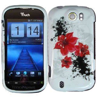 Red Lily Hard Case Cover for HTC Mytouch Slide 4G Cell