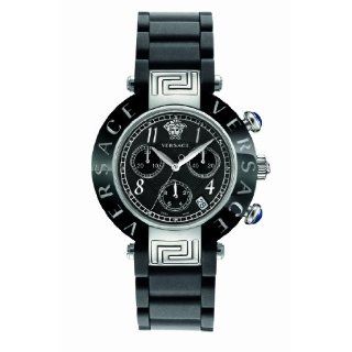Versace Womens 95CCS9D008 SC09 Reve Black Ceramic Chronograph Watch