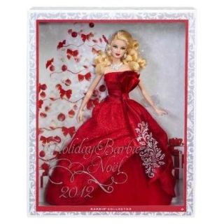 Christmas Holiday Barbie 2012 Red Dress Blonde New in Box