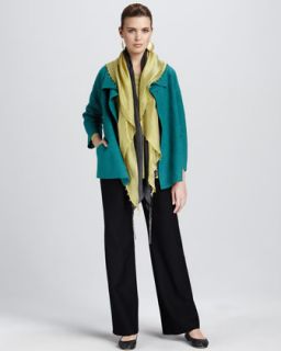 Fleurette Colorblock Wool Coat   