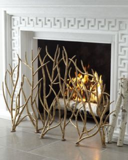 golden branch fireplace screen $ 475