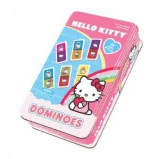 Hello Kitty Dominoes Game in Tin FREE EXPEDITED SHIPPING 4647 Pressman
